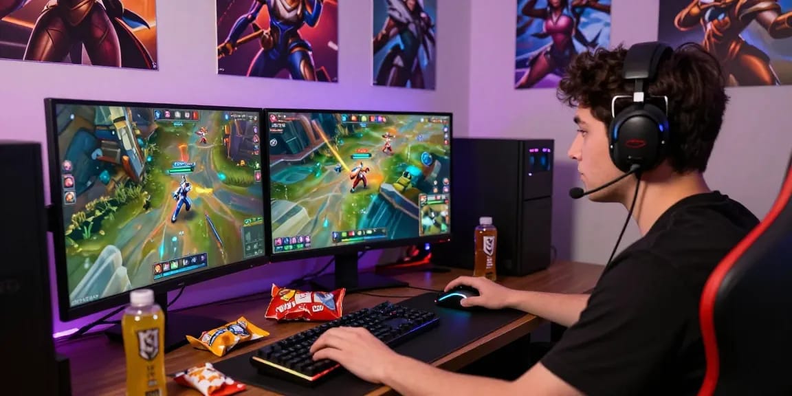 Intense gaming scene showcasing Overwatch 2 Hacks in action with vibrant in-game graphics and player strategy.