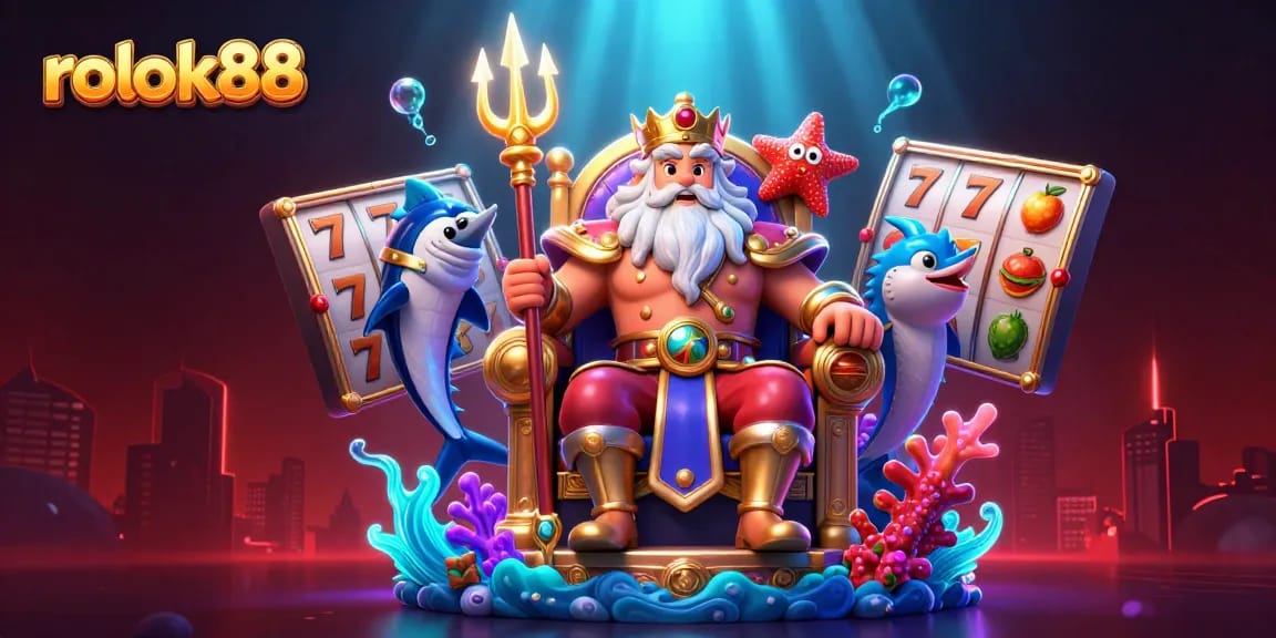 Engage with rokok88 to experience thrilling slot games in an exciting underwater casino setting.