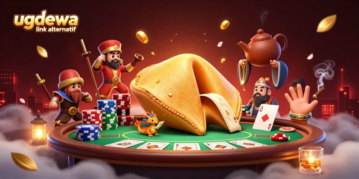 Engage with the adventure of the ugdewa link alternatif in a vibrant 3D casino scene.