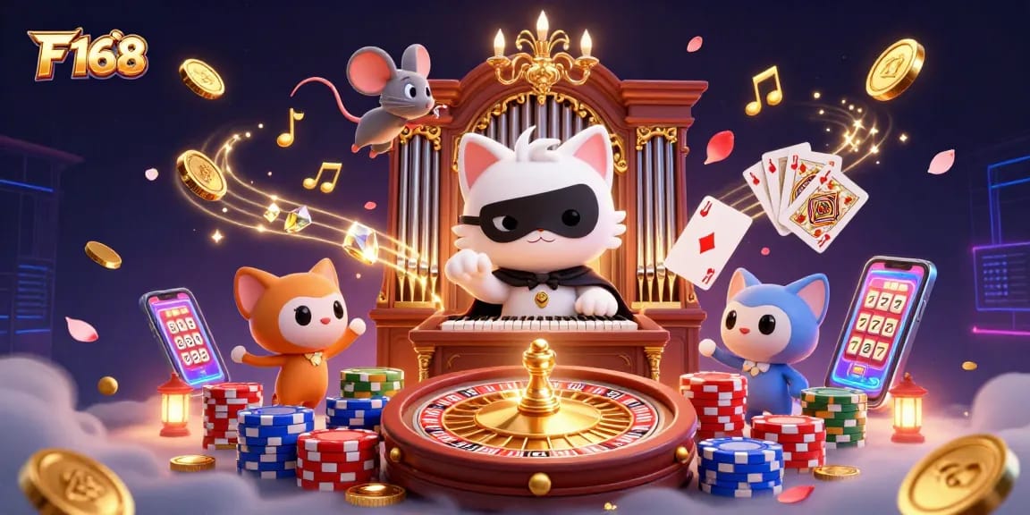 Engage with F 168 in an immersive online casino experience featuring exciting game elements.