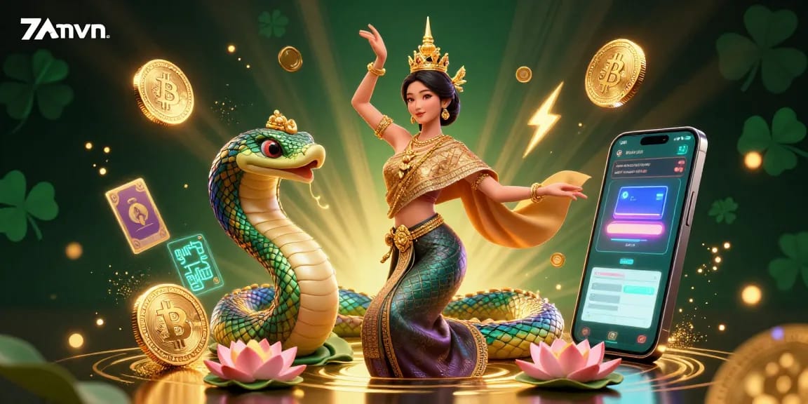 Experience the vibrant energy of 7mvn in this lively crypto casino scene with colorful elements and dynamic features.
