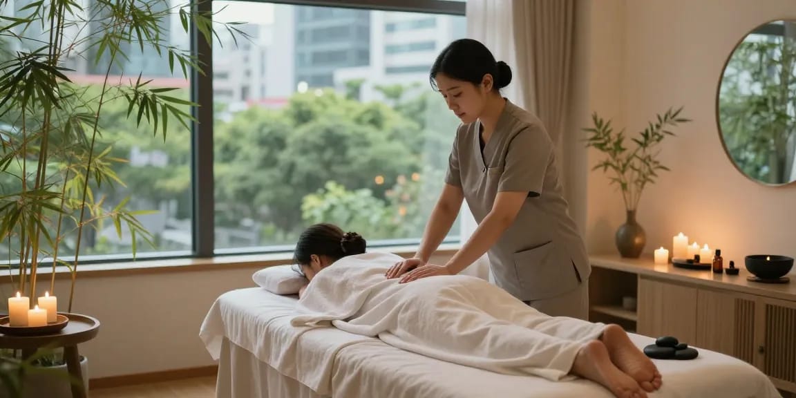 Experience 서대문출장안마 at a soothing spa with tranquil surroundings and professional service.