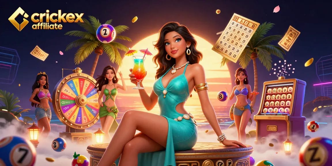 Engage with Crickex affiliate for sports betting excitement and vibrant winnings in a dynamic casino scene.