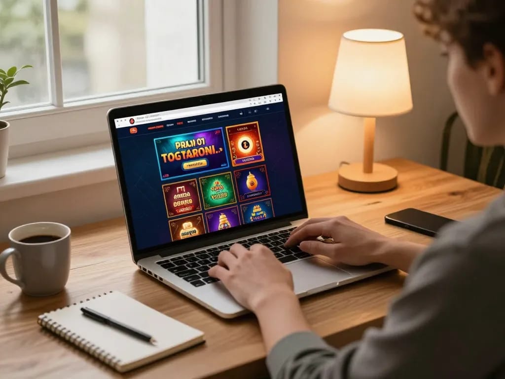 girlmeetsformosa engages in strategic online casino gaming session at home with focused ambiance.