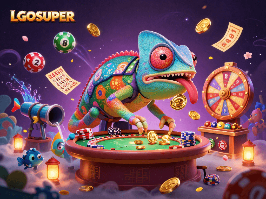 Experience the thrill of winning on LGOSUPER's vibrant fish shooting games with exciting bonuses.