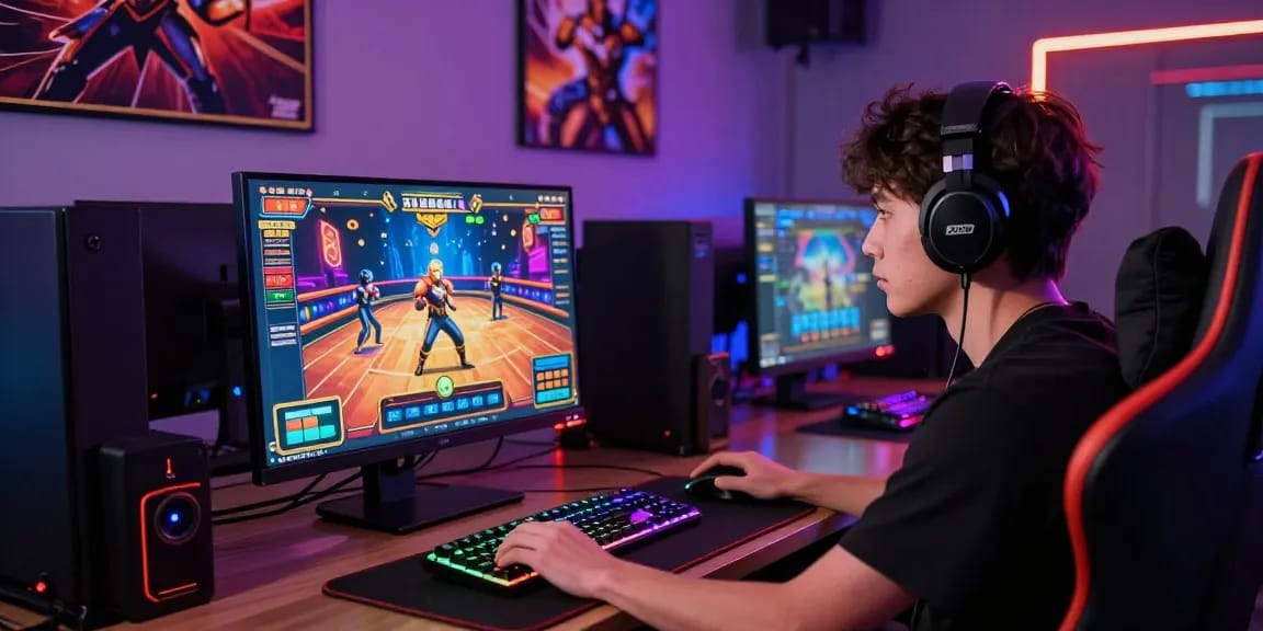Engaging gaming scene showing a focused player enjoying 79club live casino experience.