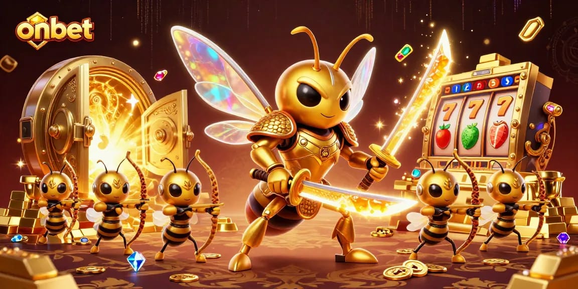 Experience top-tier gaming at onbet with vibrant characters and dynamic casino elements.