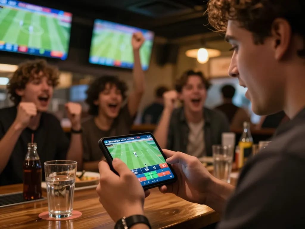 Bongdallu enhances live sports betting excitement through real-time odds during a critical football match.