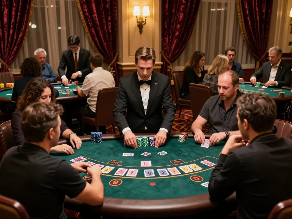 Experience thrilling gameplay at 789betcom with vibrant blackjack tables and engaged players.
