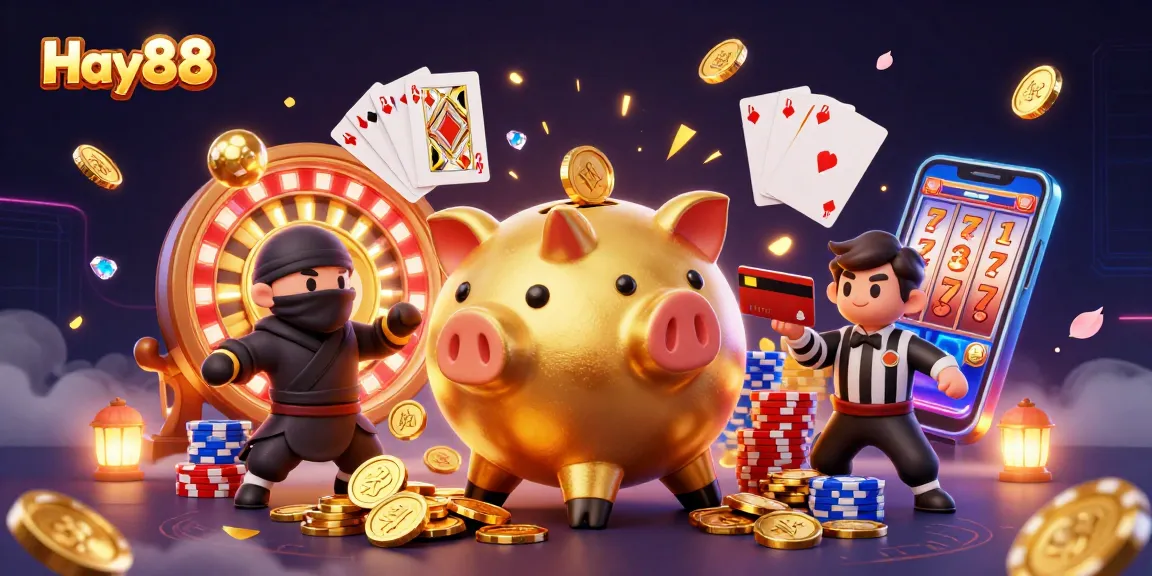 Experience thrilling gameplay with Hay88, featuring dynamic casino elements and engaging characters.