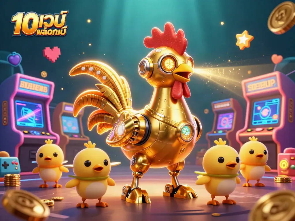 เล่นคาสิโนออนไลน์กับ 10เว็บพนันออนไลน์ ในภาพ 3D ที่เต็มไปด้วยสีสันและความสนุก