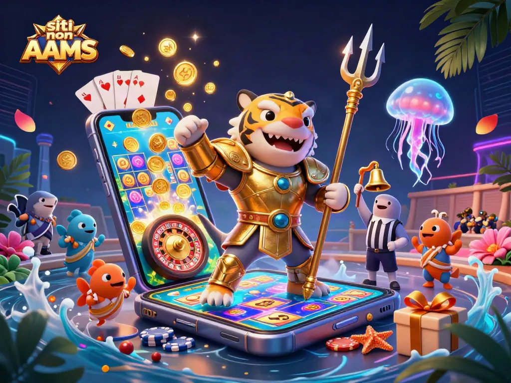I giocatori scelgono i migliori siti non AAMS mentre il pesce cheerleader esplode di gioia in un casinò sottomarino.