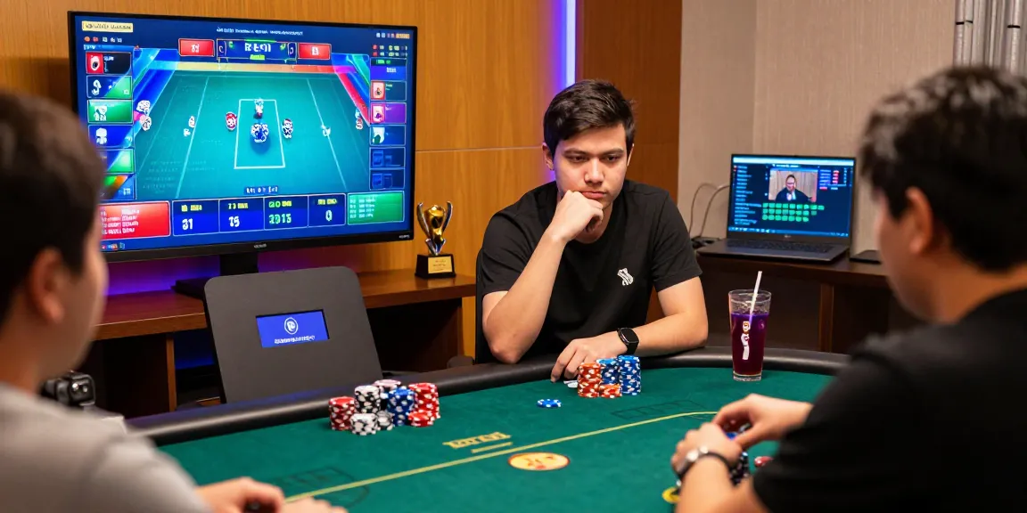 Situs Poker Online Resmi Domino88 interactive online poker game scene with players at digital tables.