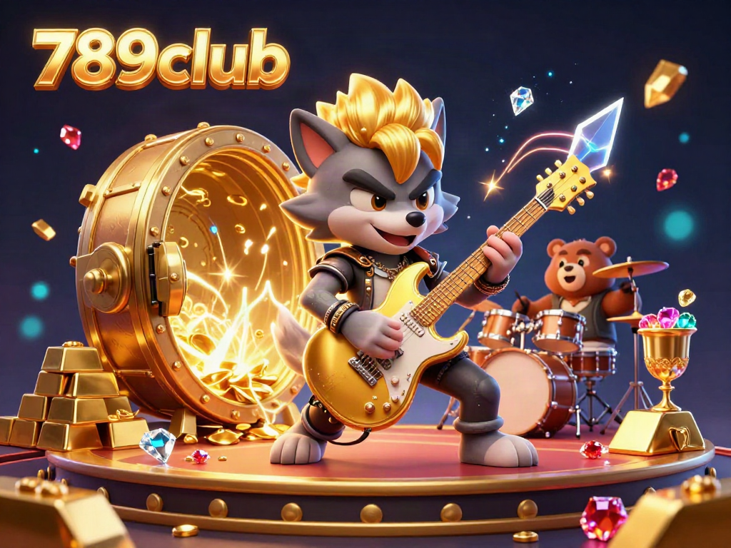 Experience the thrill of 789club with dynamic casino elements and vibrant 3D characters.
