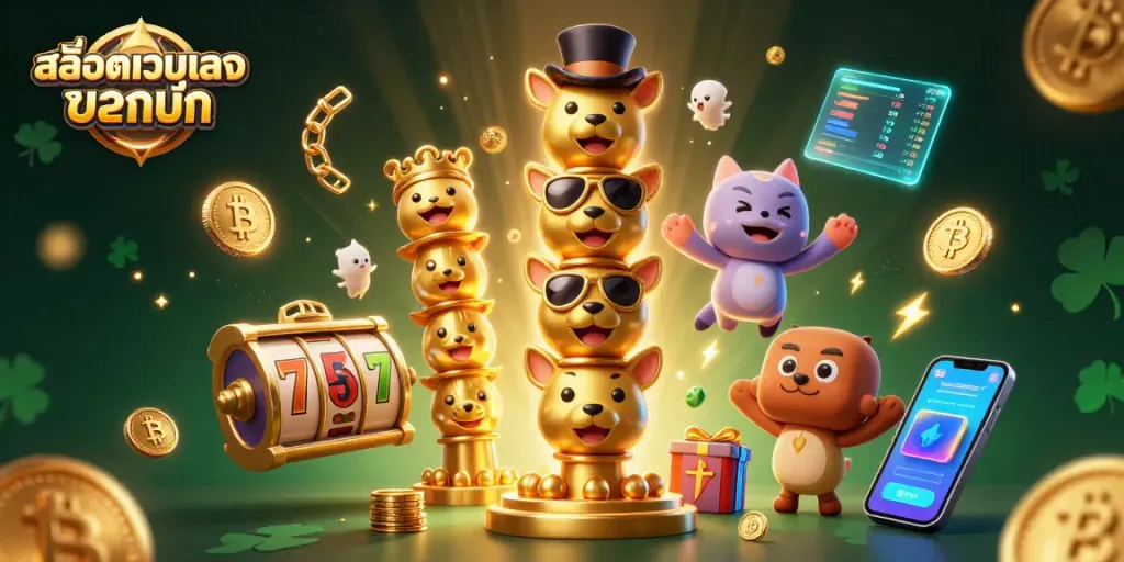 เล่น สล็อตเว็บตรง แตกหนัก พร้อมกับโชคดีและแจ็คพอตใหญ่ในเกมสล็อตออนไลน์