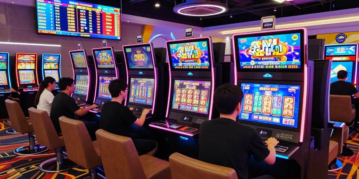Exciting scene of players immersed in lottery games at Bandar Togel 4D Resmi Togel88, showcasing engaging digital interfaces and vibrant atmosphere.