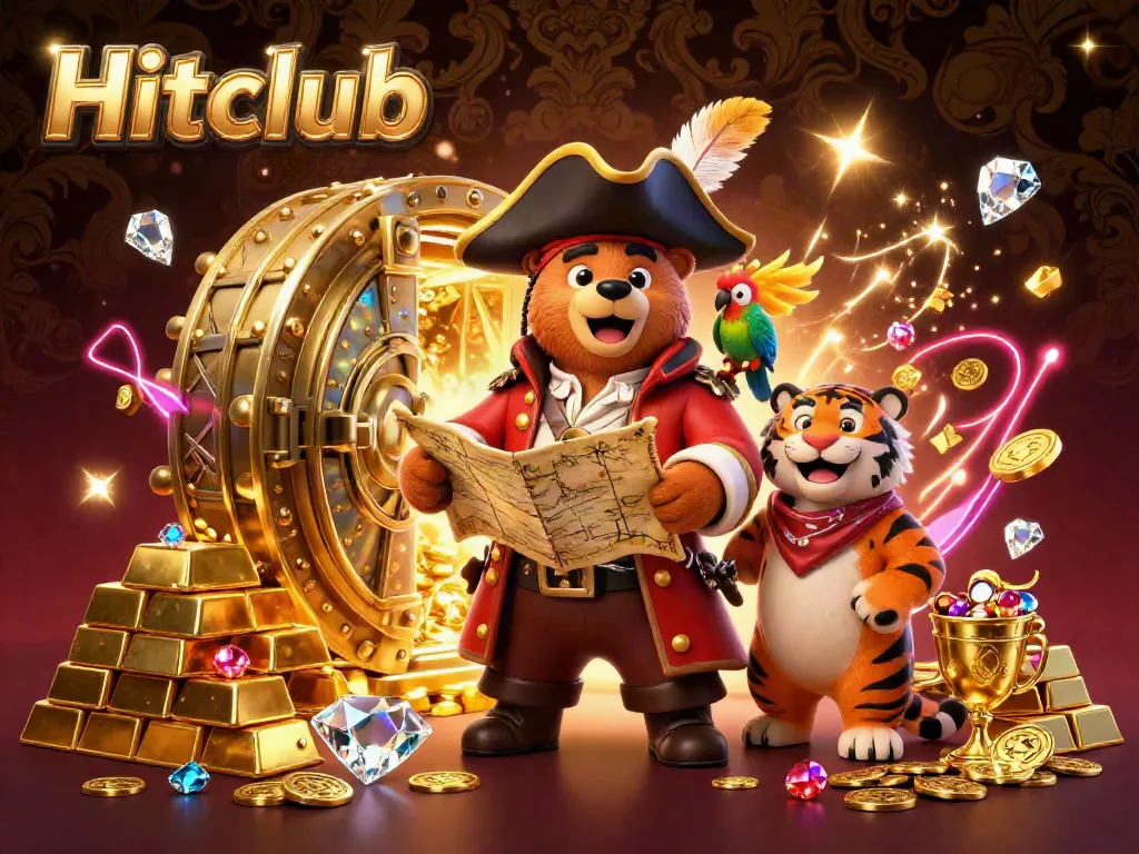 Engage in exciting gameplay at Hitclub, where pirate adventures collide with treasure-filled casino fun.