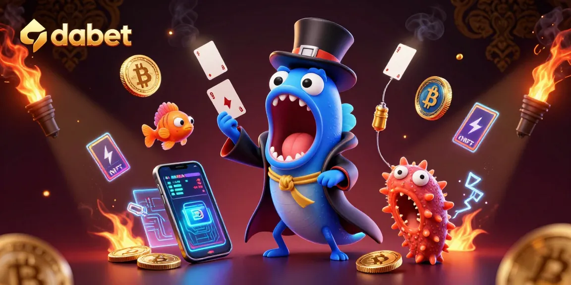 dabet captivates with a lively performance featuring deep-sea characters and vibrant crypto elements.