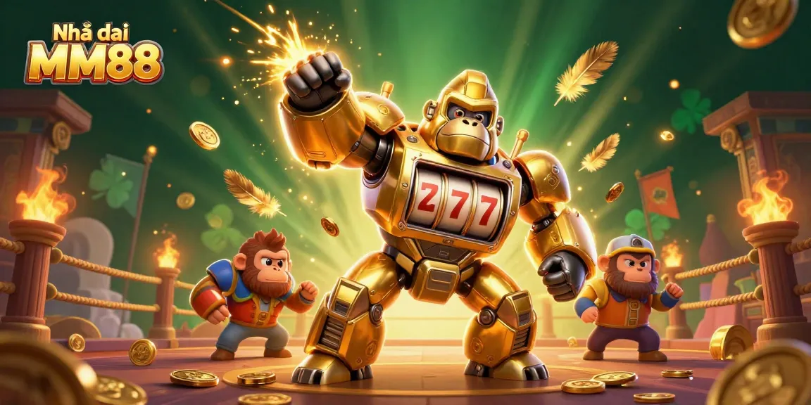 Win big at Nhà cái MM88 with dynamic gaming elements from a thrilling 3D casino scene.