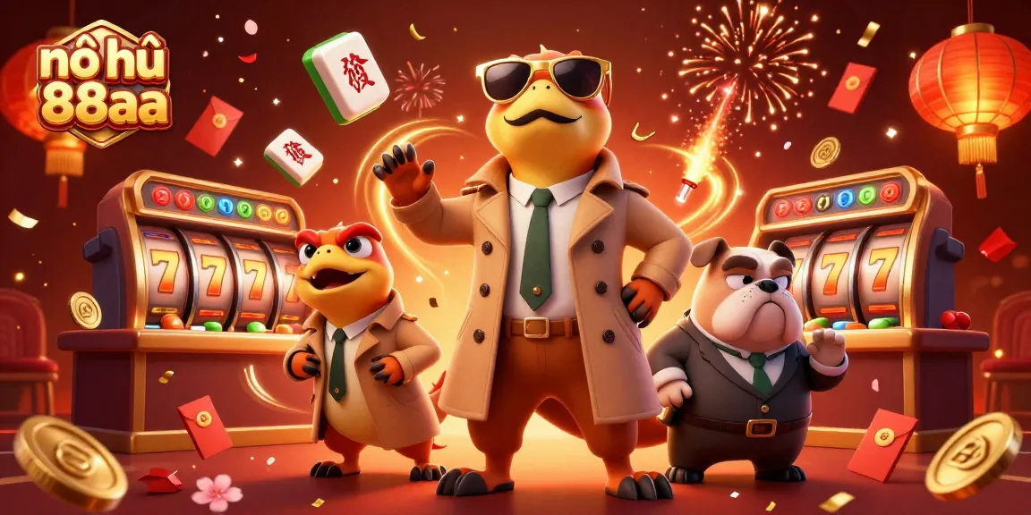 Experience nổ hũ 88aa as three raptors cleverly disguise themselves trying to enter a VIP casino with dynamic scenes.