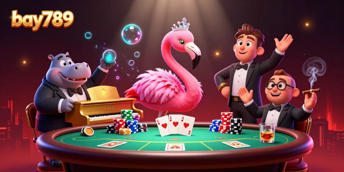Experience thrilling gameplay at bay789 with vibrant 3D characters and engaging casino elements.
