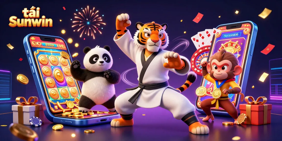 Experience the thrill of tải Sunwin with exciting 3D characters, slot games, and vibrant casino elements.