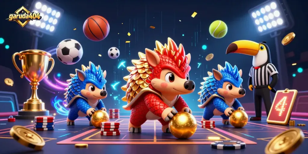Experience winning strategies with garuda404's dynamic pangolin casino showdown, featuring exciting gaming elements.