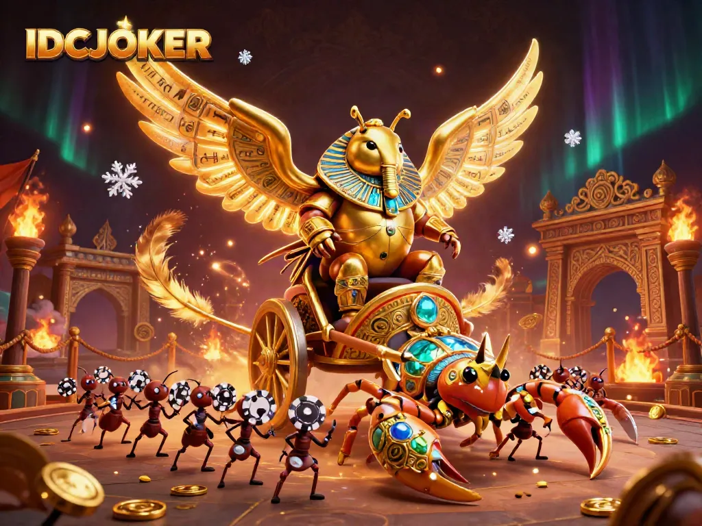 Experience the thrilling IDCJOKER platform with vibrant casino action and unique gameplay elements in stunning 3D art.