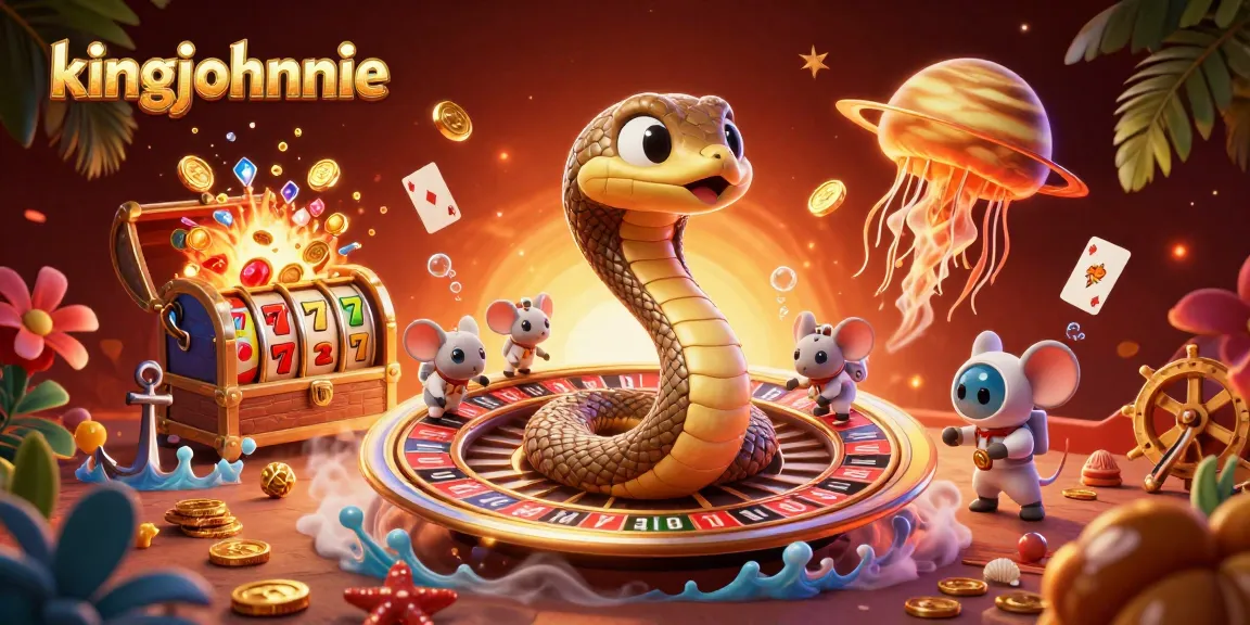 Experience excitement at kingjohnnie, as players bet on the cosmically themed roulette wheel.