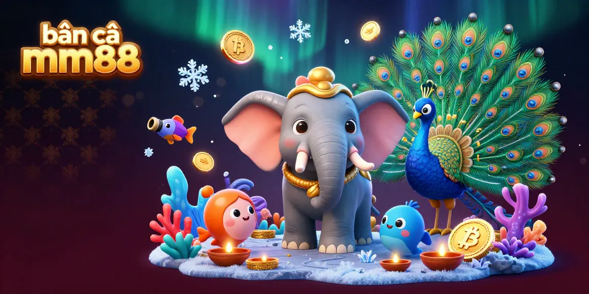 Engage in thrilling bắn cá mm88 experiences surrounded by vibrant sea creatures and colorful game elements.