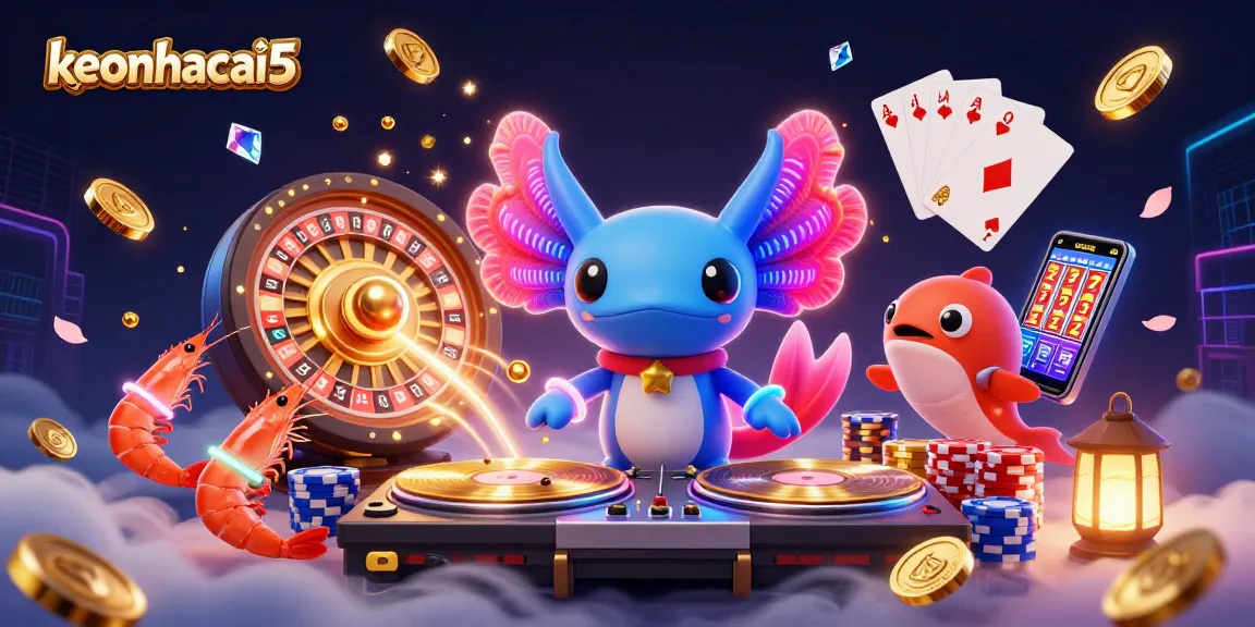 Engage with lively 3D casino action as keonhacai5 spins vibrant reels and celebrates big wins.