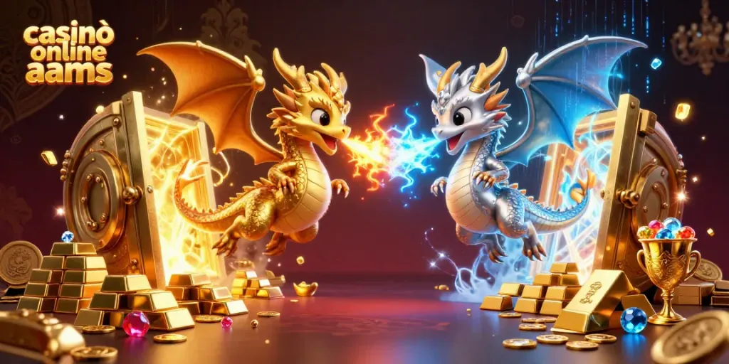 Casinò online non AAMS con draghi 3D e tesori scintillanti per esperienze di gioco entusiasmanti.