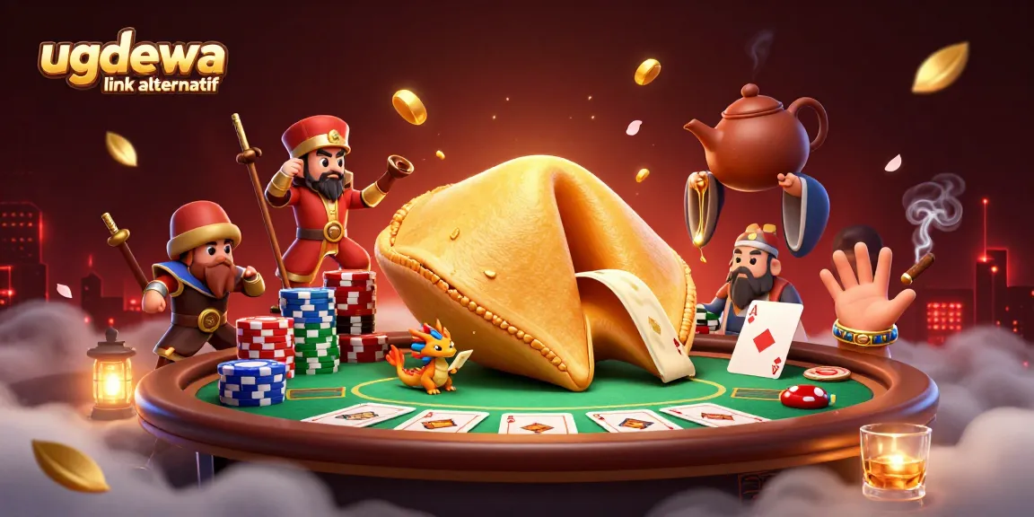 Engage with the adventure of the ugdewa link alternatif in a vibrant 3D casino scene.