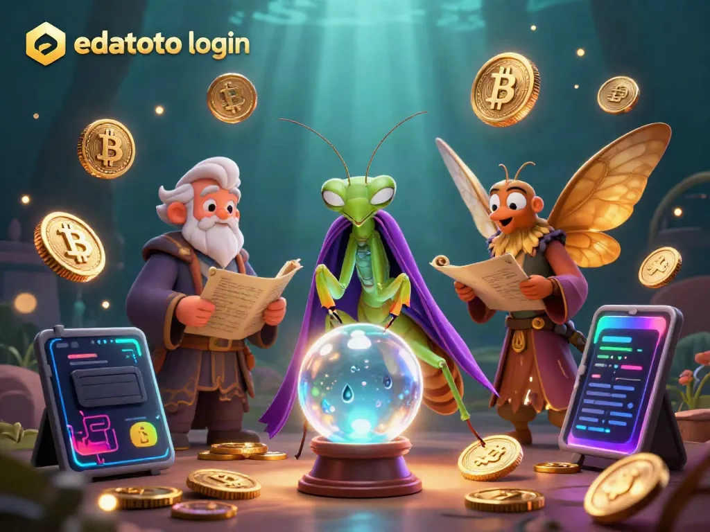 Experience an enchanting edatoto login journey featuring mystical characters and vibrant gaming elements.