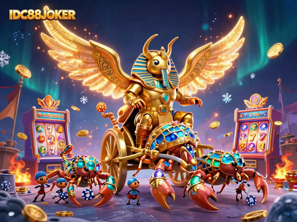Engage in thrilling gaming action with IDC88JOKER and its vibrant slot machine features.