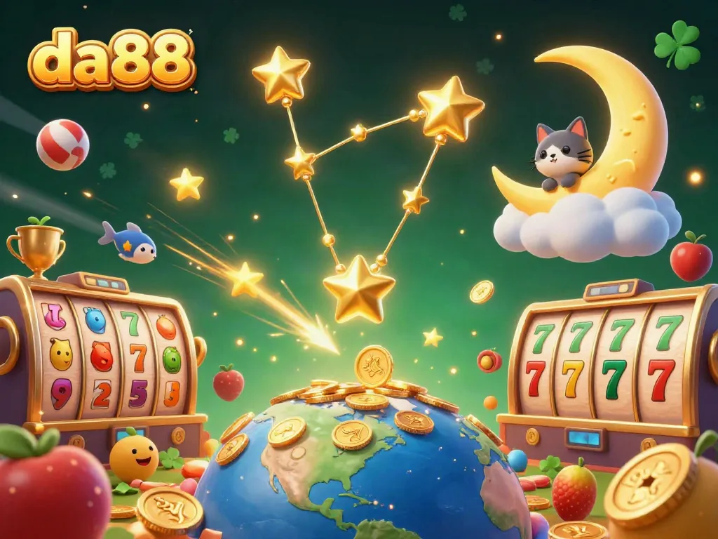 Experience thrilling gameplay at da88 with virtual slots and jackpot excitement in a vibrant casino scene.