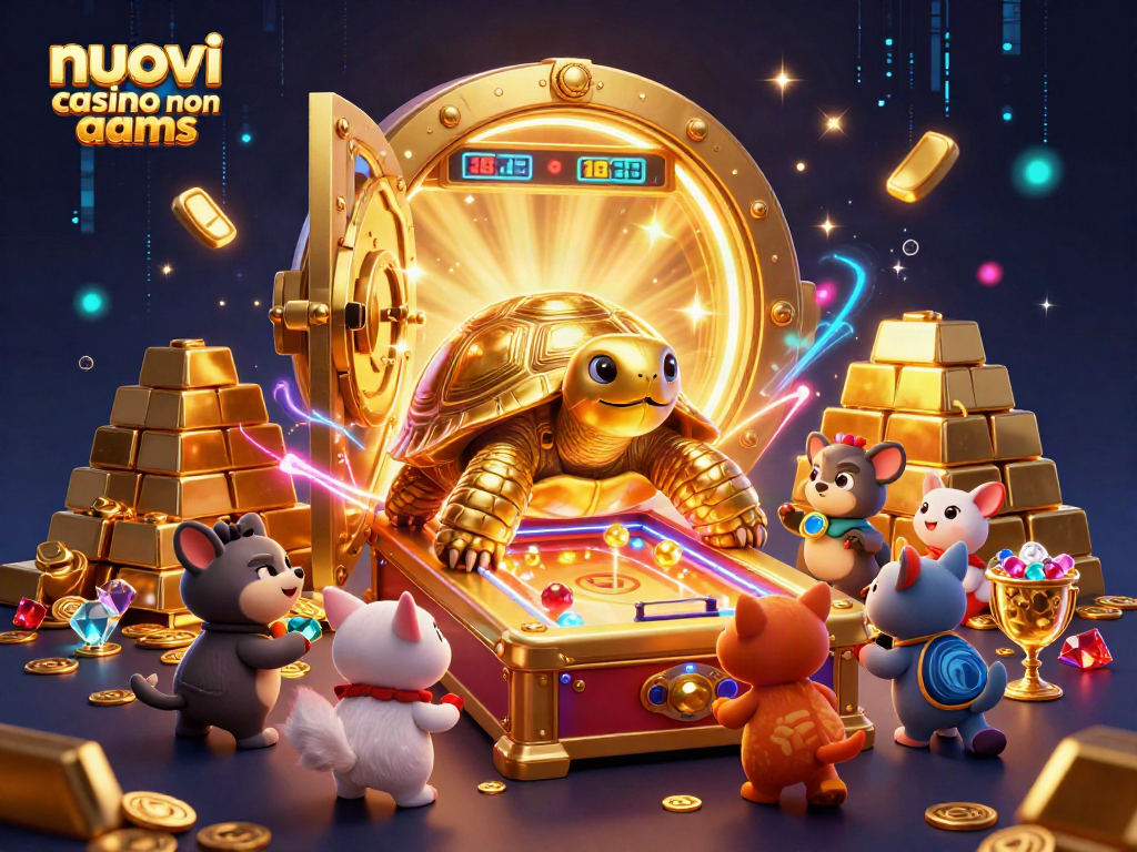 Gioca nei nuovi casino non aams con la tartaruga dorata che funge da pinball e giochi scintillanti.