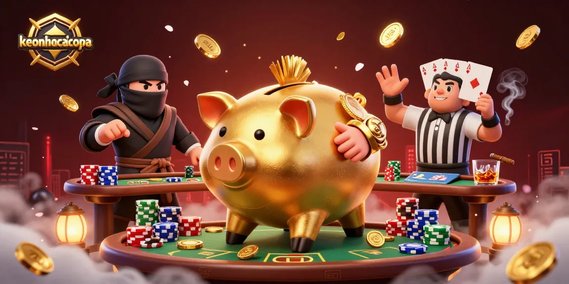 Engage with keonhacaicopa's vibrant casino scene, featuring dynamic characters and rich gambling elements.