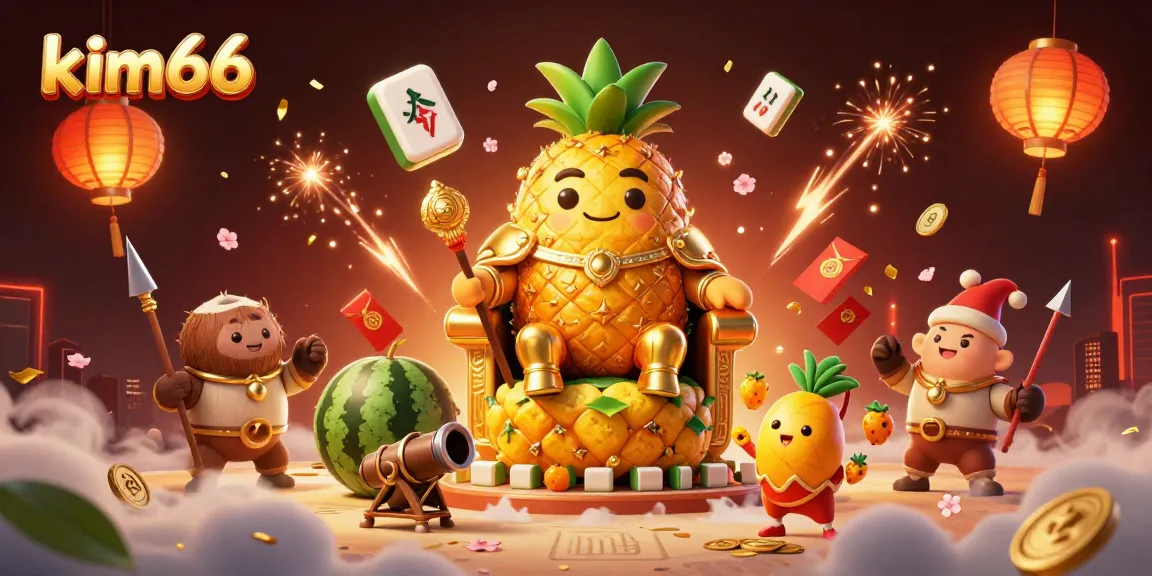 Engage with the exciting world of kim66 as the pineapple king reigns over a vibrant casino scene.