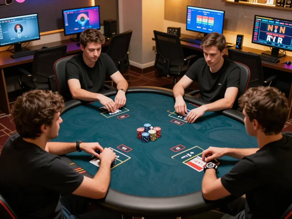 Engaging poker gameplay scene on online platform, focusing on strategy and interaction with greenpeaceetplawsuit.