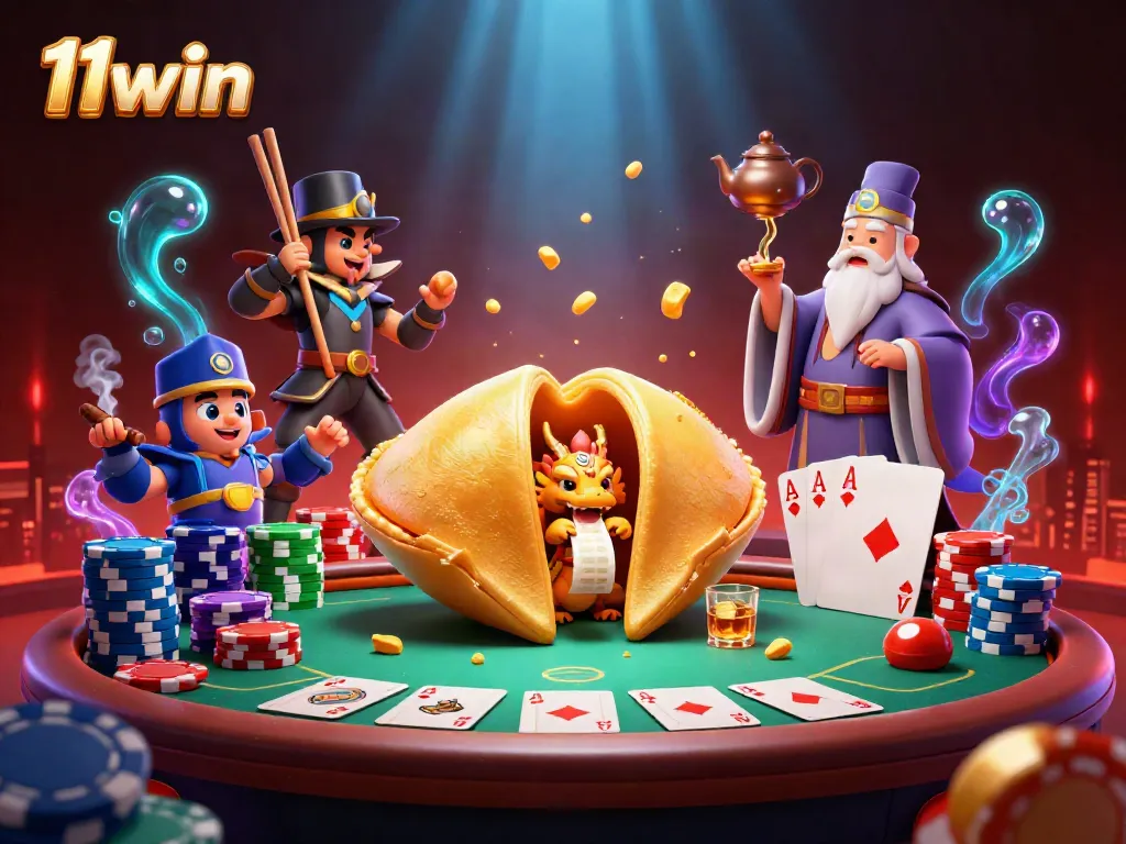Experience thrilling gameplay dynamics at 11win with vibrant casino elements and animated characters.