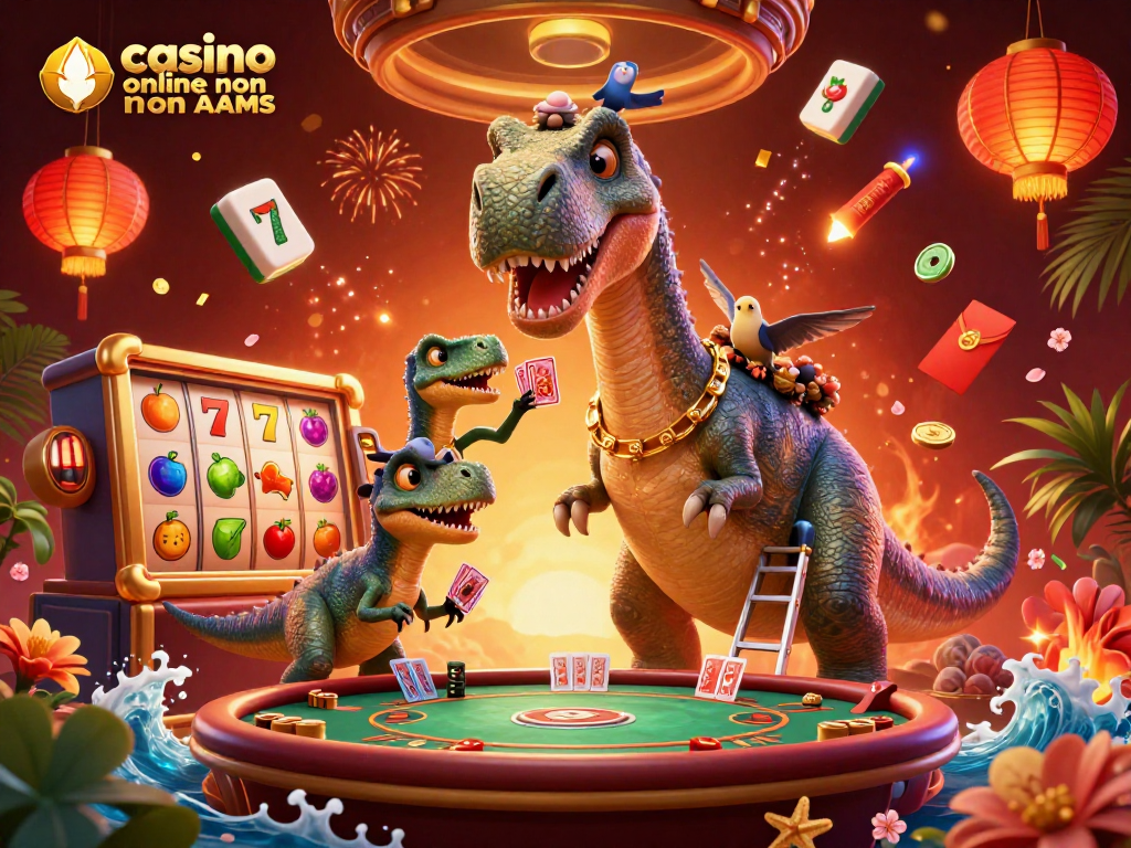 Gioca divertendoti con il brontosauro nel casino online non AAMS con elementi di gioco vibranti.