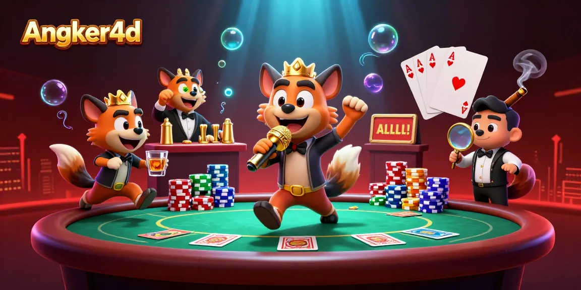 Angker4d hiburan kasino dengan hyena lucu dan suasana komedi, dimainkan di kasino