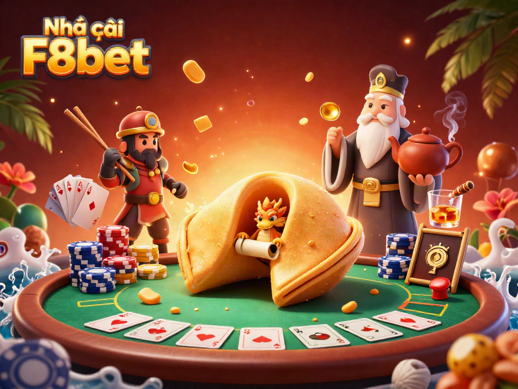 Experience Nhà cái F8bet's stunning online casino atmosphere with vibrant visuals and engaging game elements.