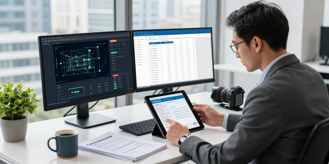 Cyber essentials quote analysis in a modern cybersecurity workspace with professionals reviewing compliance data.
