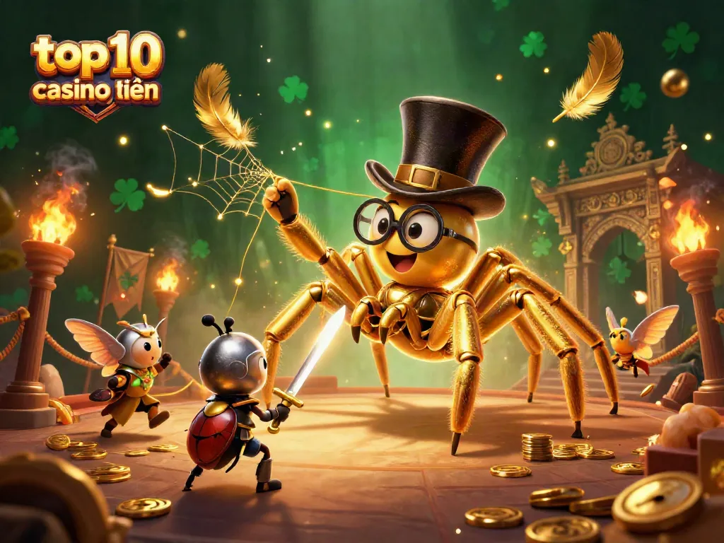 Khám phá top 10 casino trực tuyến với hình ảnh hấp dẫn về trò chơi và nhân vật giả tưởng