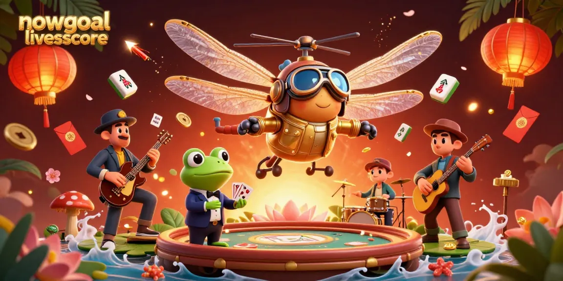 Engage with nowgoal livescore as the dragonfly pilot hovers above a dynamic lily pad casino scene.