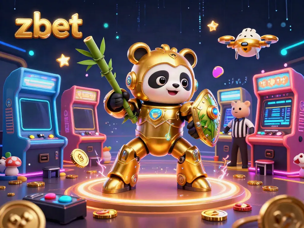 Immerse in the zbet casino experience with vibrant characters and gaming elements in a dynamic arena.