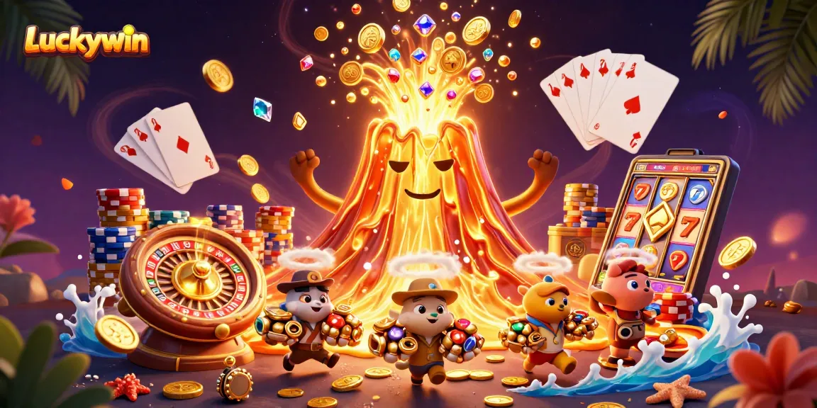 Experience thrilling adventures at Luckywin with vibrant treasures and casino excitement.