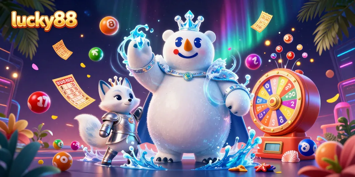 Experience exciting gameplay with lucky88's vibrant illustration of a jackpot scene